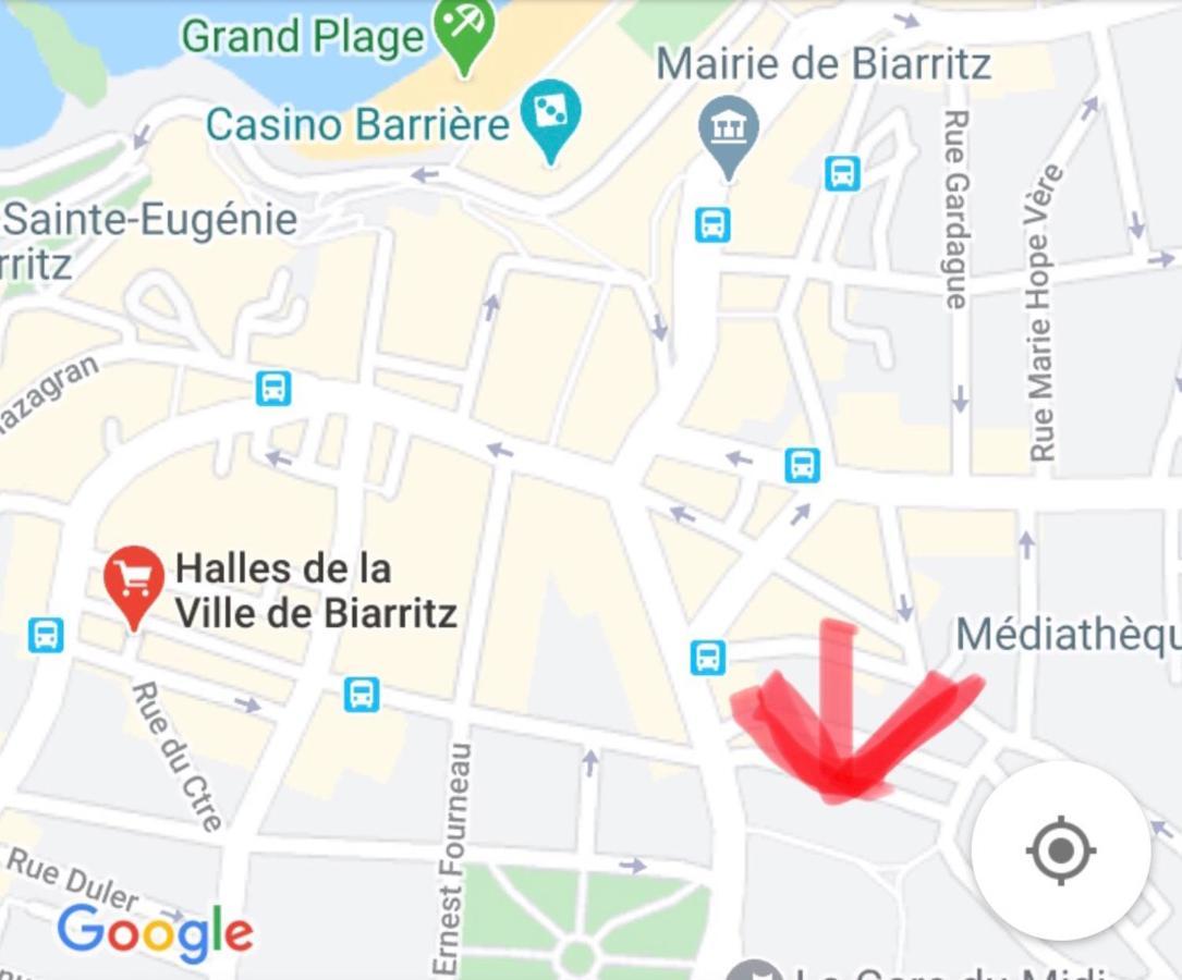 Charmant T2 Biarritz Centre Exteriér fotografie